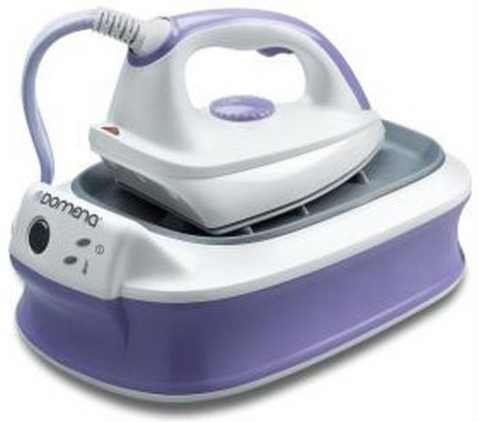 Domena Initial 130 2200W 0.7L Ceramic soleplate Lilac,White steam ironing station