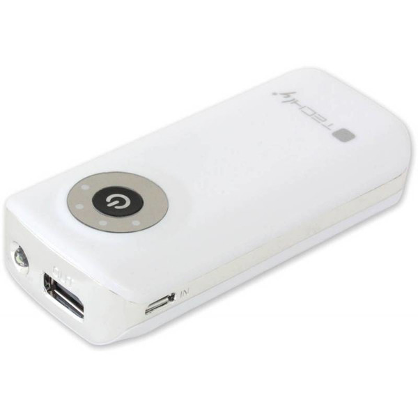 Techly USB Battery Charger Power Bank for Tablet Smartphone 4000 mAh I-CHARGE-4000TY