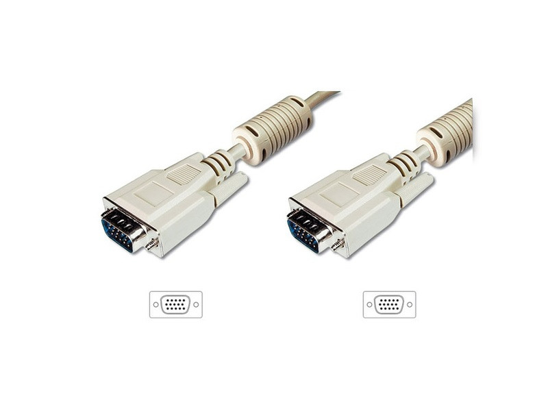 ITB MGLP7221 10m VGA (D-Sub) VGA (D-Sub) Grau VGA-Kabel