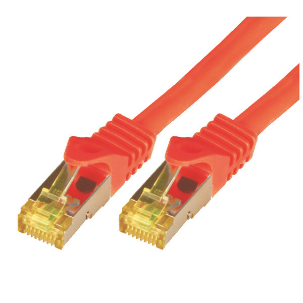 M-Cab 3m Cat7 3m Cat7 S/FTP (S-STP) Red networking cable
