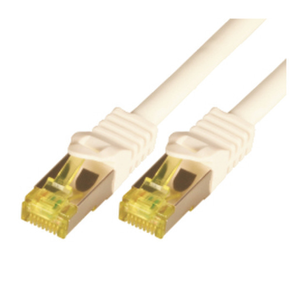 M-Cab 3m CAT7 S-FTP 3m Cat7 S/FTP (S-STP) White networking cable