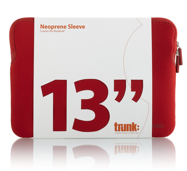 Trunk TR-ALS13-RED 13Zoll Sleeve case Rot Notebooktasche