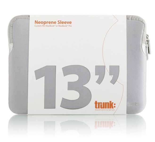 Trunk TR-ALS13-SIL 13Zoll Sleeve case Silber Notebooktasche