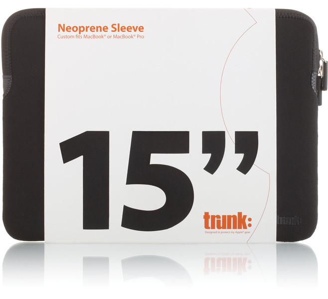 Trunk TR-ALS15-BLK 15Zoll Sleeve case Schwarz Notebooktasche