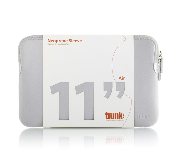 Trunk TR-AMA11-SIL 11Zoll Sleeve case Silber Notebooktasche