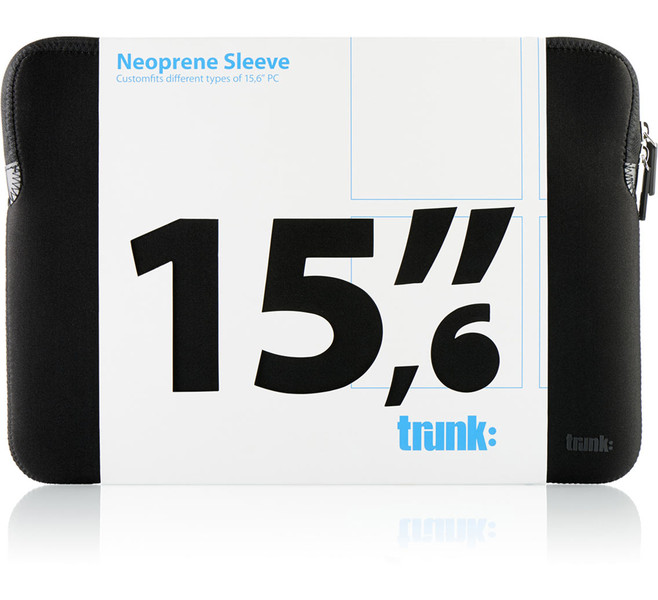 Trunk TR-PC15-BLK 15.6Zoll Sleeve case Schwarz Notebooktasche