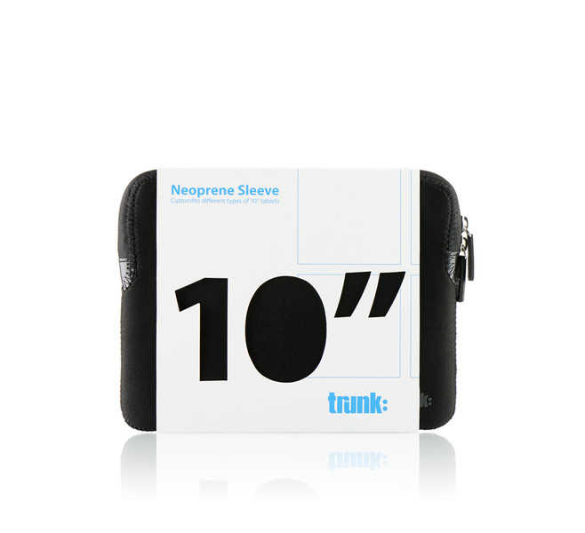 Trunk TR-TAB10-BLK 10.1Zoll Sleeve case Schwarz Tablet-Schutzhülle