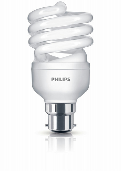 Philips Economy 8718291680062 20W B22 A Warm white fluorescent bulb energy-saving lamp