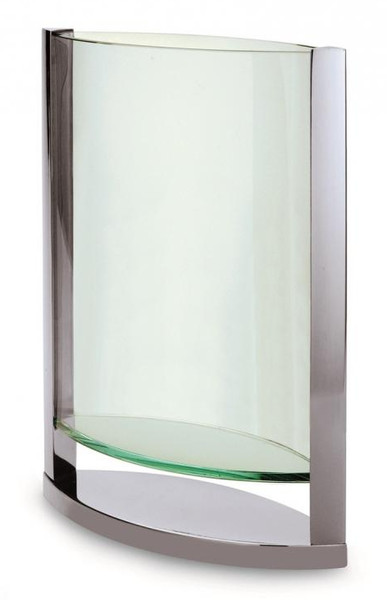 Philippi Decade Cylinder-shaped Glas Aluminium,Transparent Vase