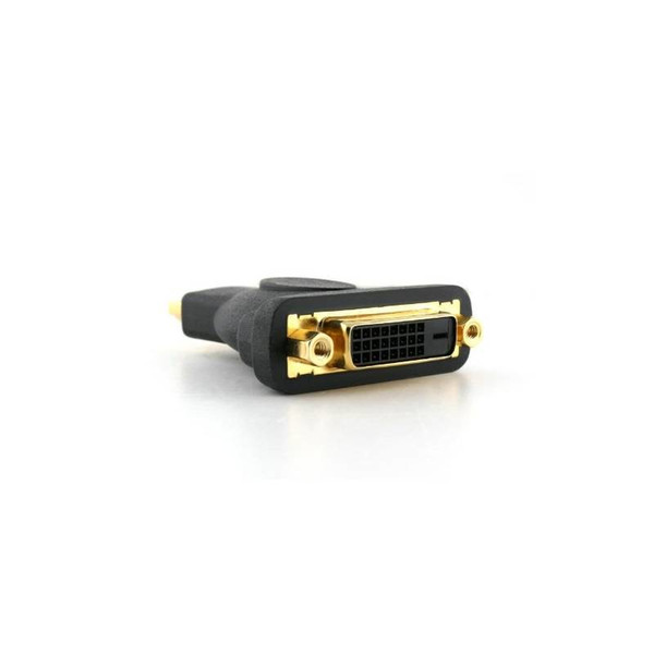 Techly HDMI - DVI-D M/F HDMI DVI-D Черный