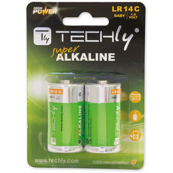 Techly LR14 C 1.5V Alkali 1.5V