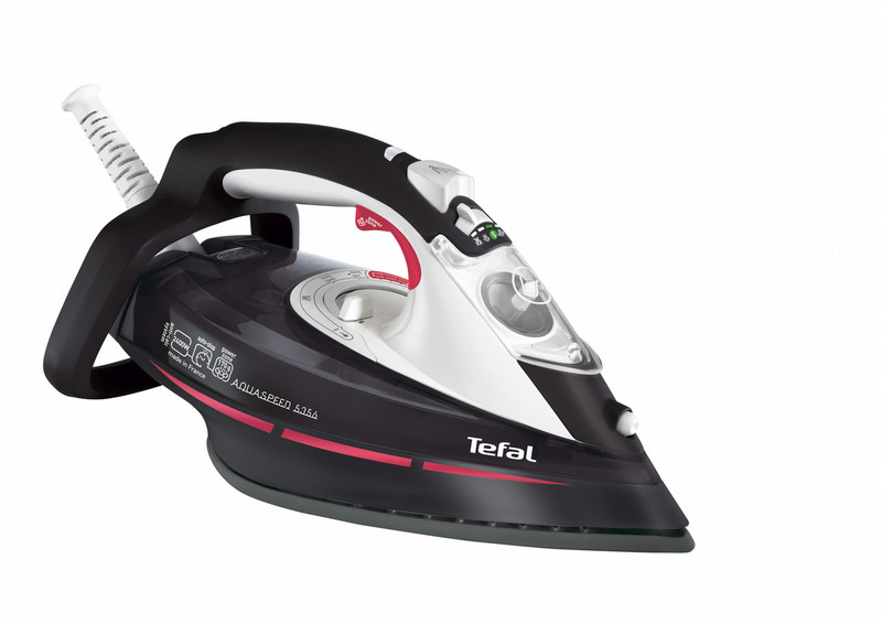 Tefal Aquaspeed 56 FV5356 Trocken- & Dampfbügeleisen Duriliumsohle 2400W Schwarz