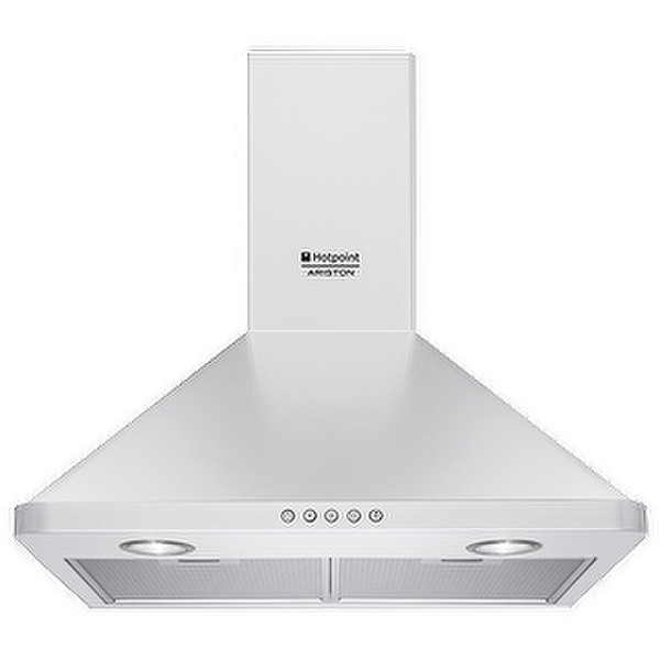 Hotpoint HNP 6.5S CM W /HA Wall-mounted 495m³/h Stainless steel cooker hood