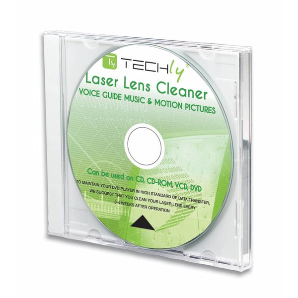 Techly Laser Lens Cleaner for DVD Recorder and CD Player ICA-CD-DVD