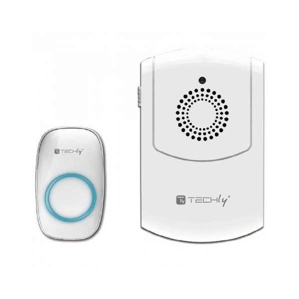 Techly I-BELL-RING03 Wireless door bell kit Weiß Türklingel Kit