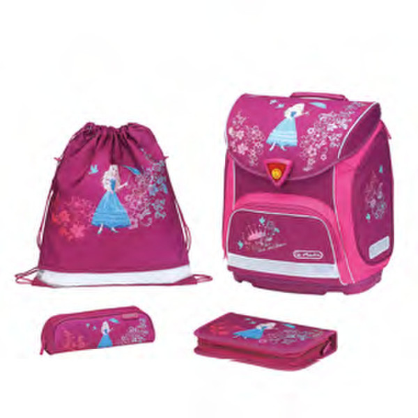 Herlitz 11351939 Girl Polyester Pink school bag set