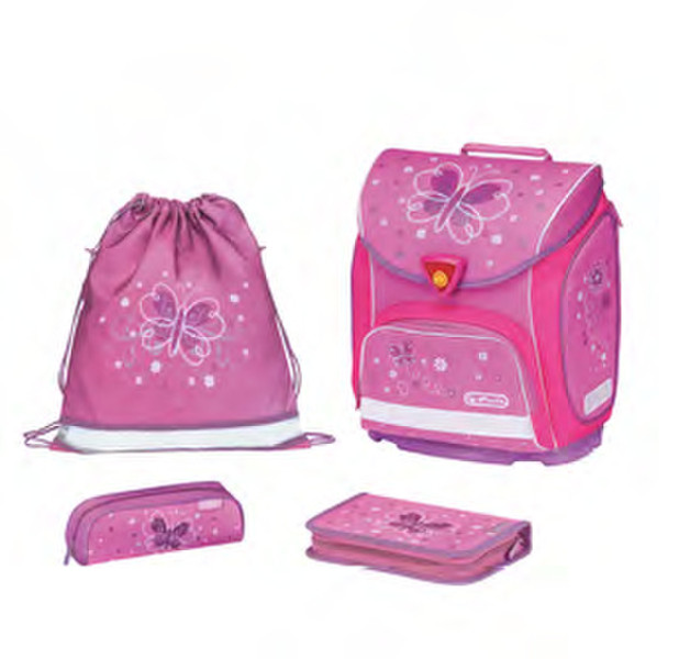 Herlitz 11351913 Girl Polyester Pink school bag set