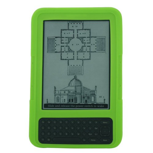 Skque AMZ-KIN3-SILI-GRN Cover Green e-book reader case