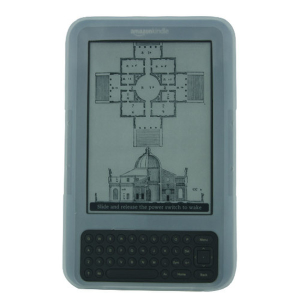 Skque AMZ-KIN3-SILI-CLR Cover Transparent e-book reader case