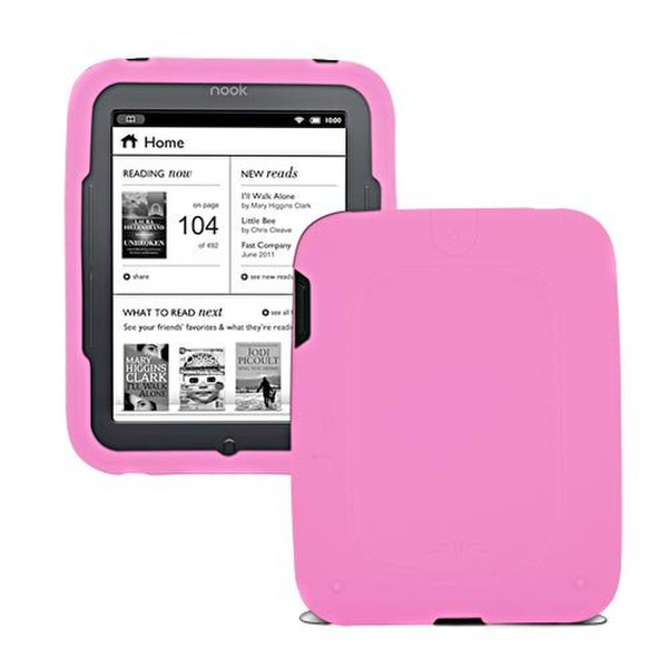 Skque BAN-NOOK2-SILI-PK Cover case Pink E-Book-Reader-Schutzhülle