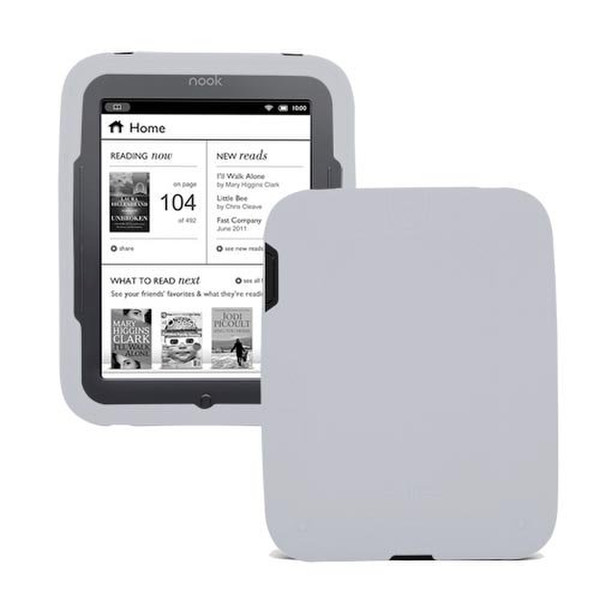 Skque BAN-NOOK2-SILI-CLR Cover Transparent e-book reader case