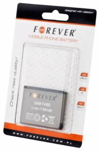 Forever FO-S-AB553446CE Lithium-Ion 1150mAh rechargeable battery