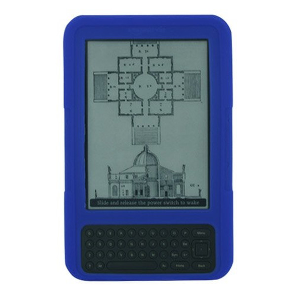 Skque AMZ-KIN3-SILI-BLU Cover Blue e-book reader case