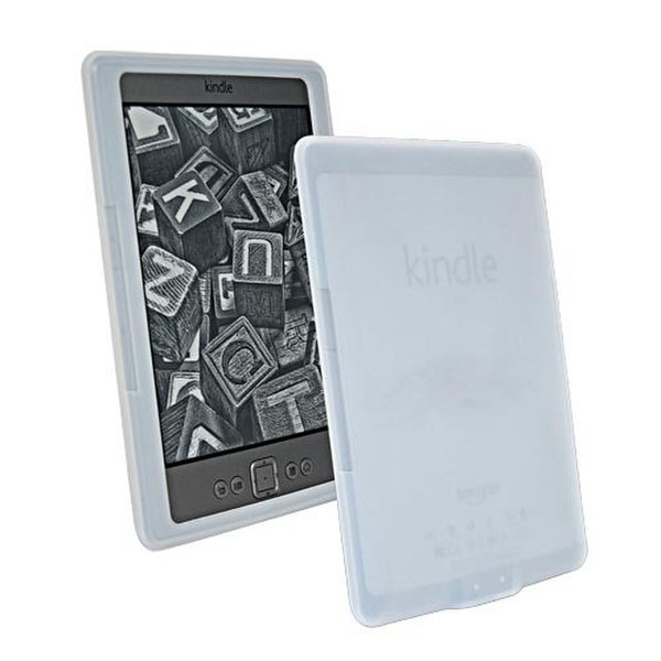 Skque AMZ-KIN4-SILI-CLR Cover White e-book reader case