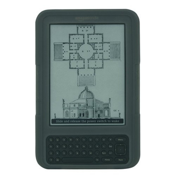 Skque AMZ-KIN3-SILI-SMK Cover Grey e-book reader case