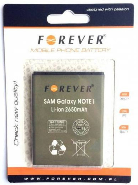 Forever FO-S-EB615268VU Литий-ионная 2650мА·ч аккумуляторная батарея