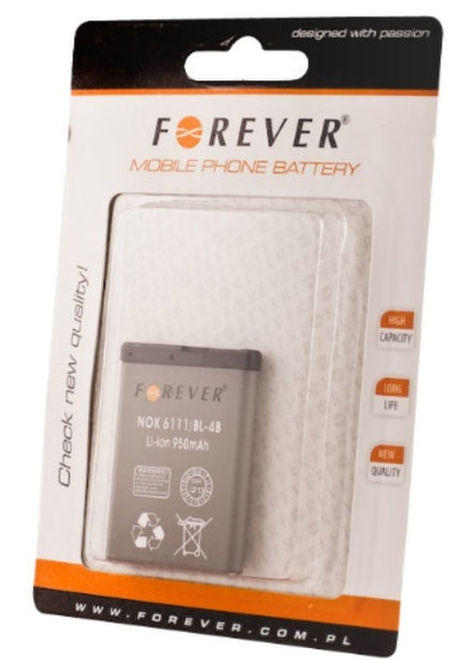 Forever FO-NOK-BL-4B Lithium-Ion 950mAh rechargeable battery