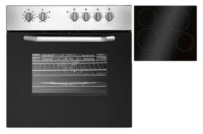 Bomann EHBC 547 IX Ceramic hob Electric oven cooking appliances set