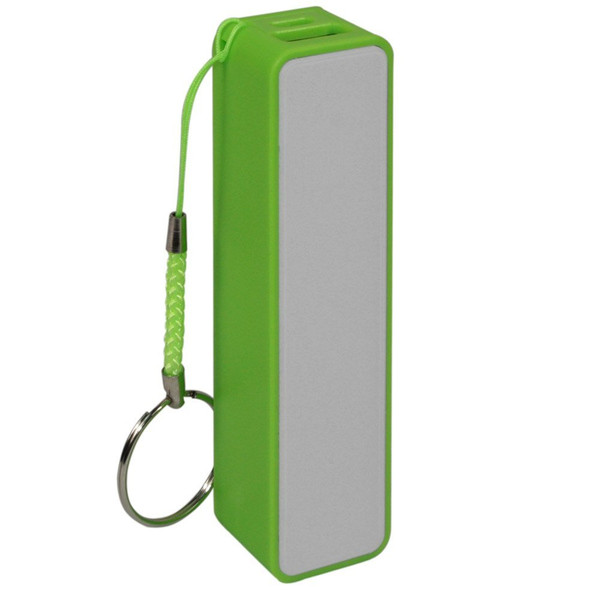 Skque MX-163376-GRN Lithium Polymer (LiPo) 2600mAh Green power bank