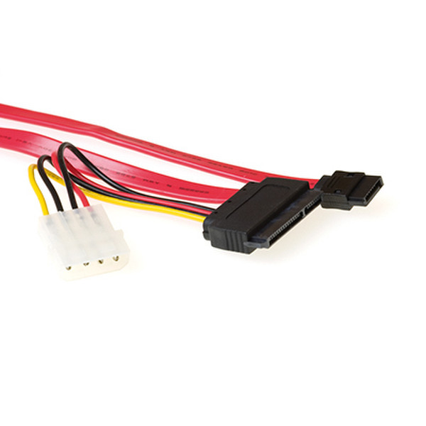 Ewent EW9173 0.75m Black,Red,White,Yellow SATA cable