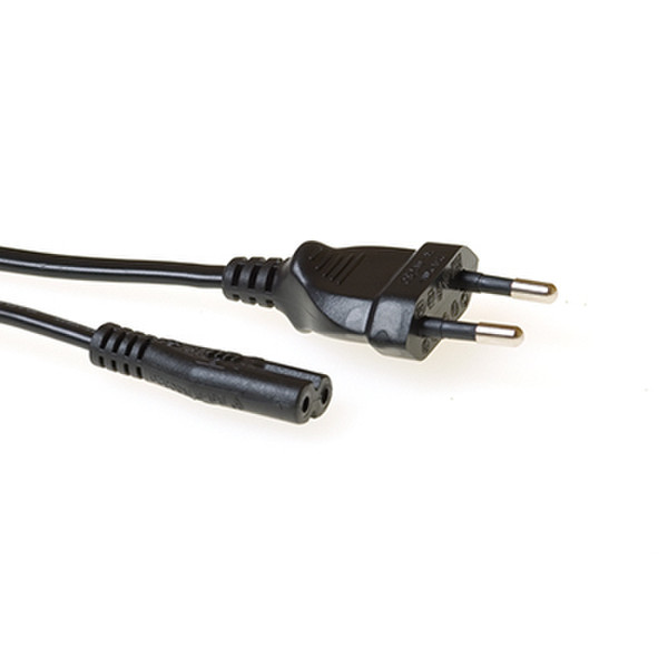Ewent EW9181 1.5m CEE7/16 C7 coupler Black power cable