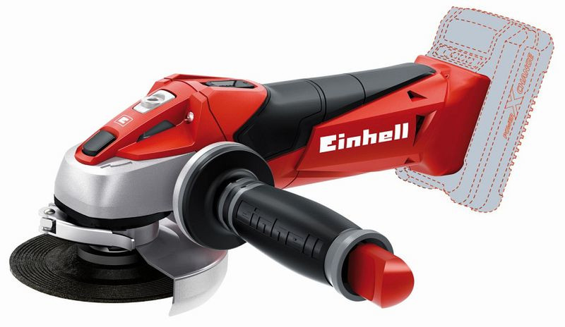 Einhell TE-AG 18 Li 8500об/мин Черный, Красный cordless angle grinder
