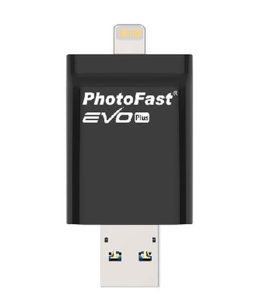 Photofast Evo Plus 16GB 16ГБ USB 3.0/Lightning Черный USB флеш накопитель