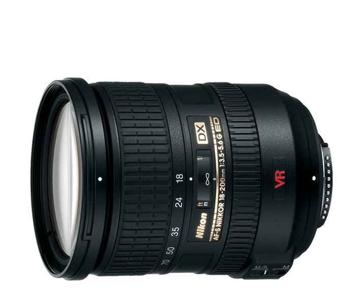 Nikon AF-S DX VR Zoom-NIKKOR 18-200mm f/3.5-5.6G IF-ED SLR Telephoto lens Черный