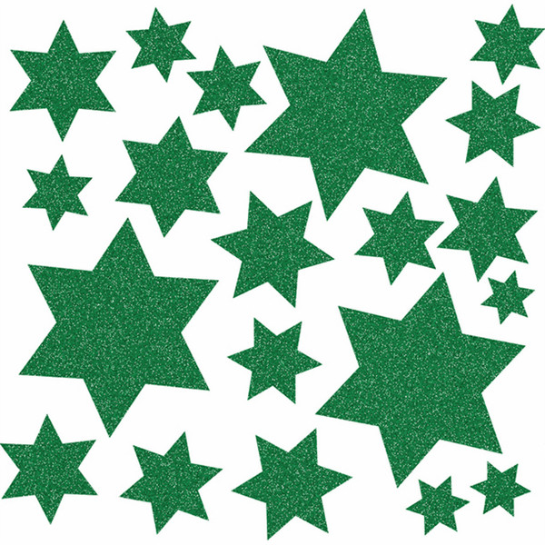 HERMA Window decoration stars, green