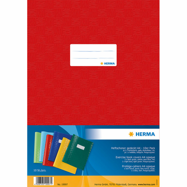 HERMA 19997 10шт Разноцветный обложка для книг/журналов