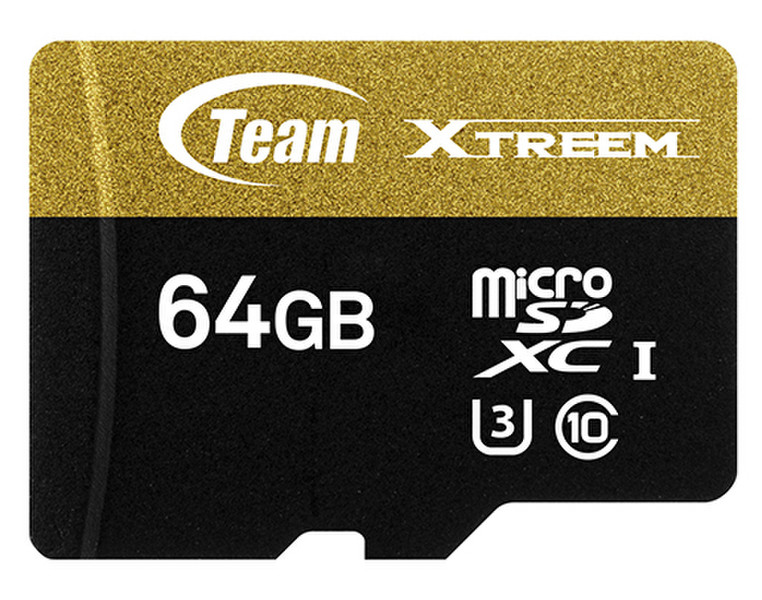 Team Group TUSDX64GU303 64GB MicroSDXC UHS-I Class 10 memory card