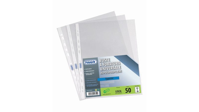 Favorit 400053791 Transparent 10pc(s) filing pocket