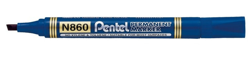 Pentel N860 Синий 12шт перманентная маркер