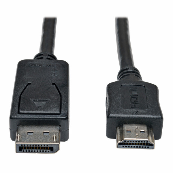 Tripp Lite 3ft, DisplayPort - HDMI 0.91м DisplayPort HDMI Черный