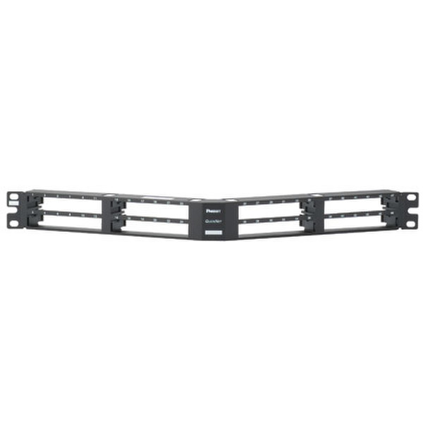 Panduit QAPP48HDVNSBL 1U patch panel