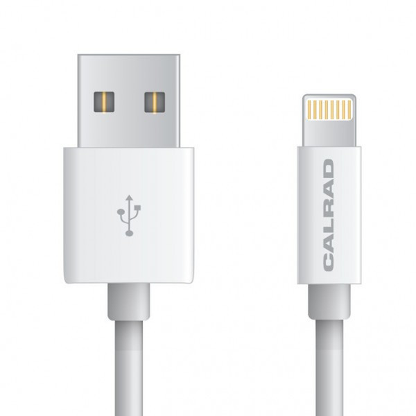 Calrad Electronics 42-116-3 0.9м USB A Lightning Белый кабель USB
