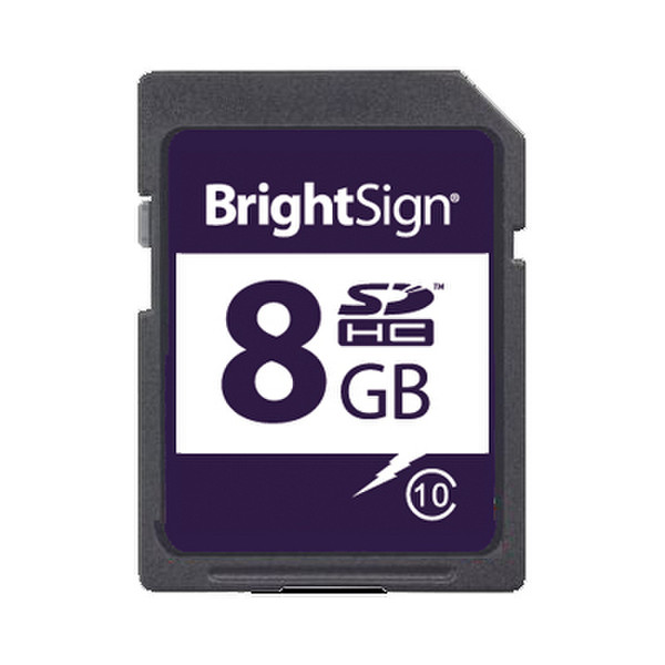 BrightSign 8GB SDHC Class 10 8ГБ SDHC MLC Class 10 карта памяти
