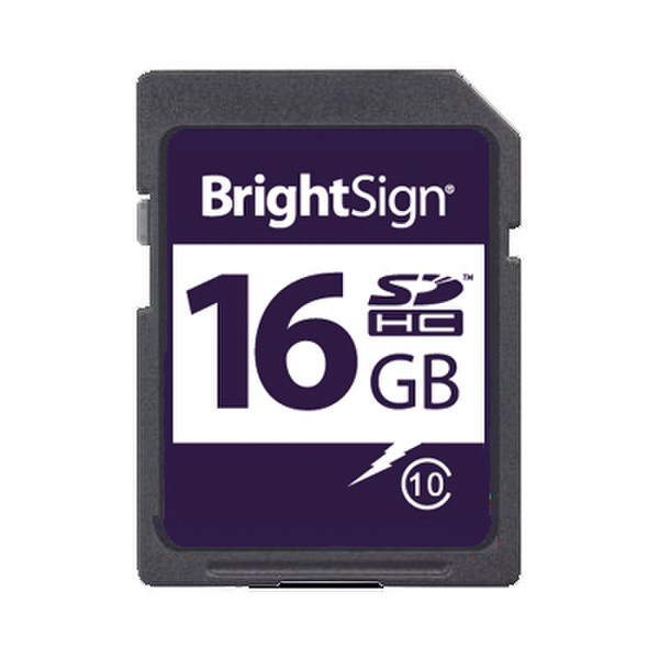 BrightSign 16GB SDHC Class 10 16ГБ SDHC MLC Class 10 карта памяти