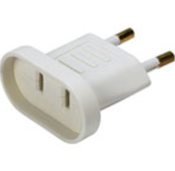 Steffen 14S9550 Type C (Europlug) Type A White power plug adapter