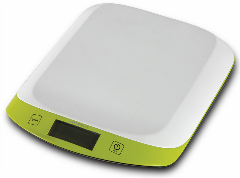 Supra BSS-4098 Electronic kitchen scale Зеленый, Белый кухонные весы